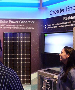 CES 2010: demonstração de uma “casa ecológica”, usando apenas energia solar.