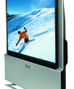 A americana InFocus apostava nesta TV de retroprojeção com chip DLP em 2005